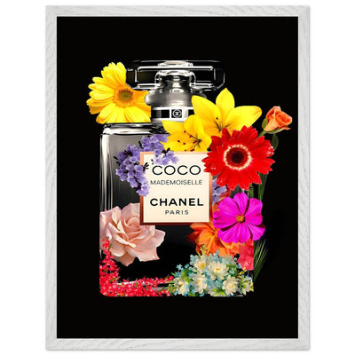 Vibrant Coco Mademoiselle Floral Art Print - Premium Framed Wall Decor in Your Choice of Size & Finish - Vibrantwalls