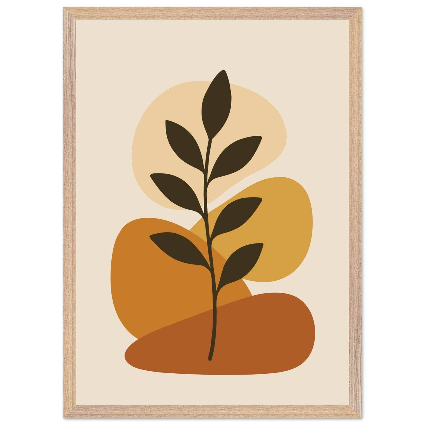 Modern Abstract Plant - Vibrantwalls