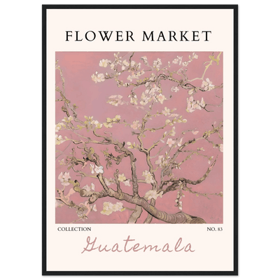 Pink Blossom Nature Framed Poster – Serene Floral Art Print | Ready-to-Hang in Multiple Sizes & Frame Finishes - Vibrantwalls