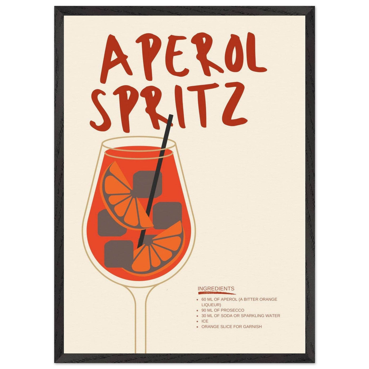 Aperol Spritz - Vibrantwalls