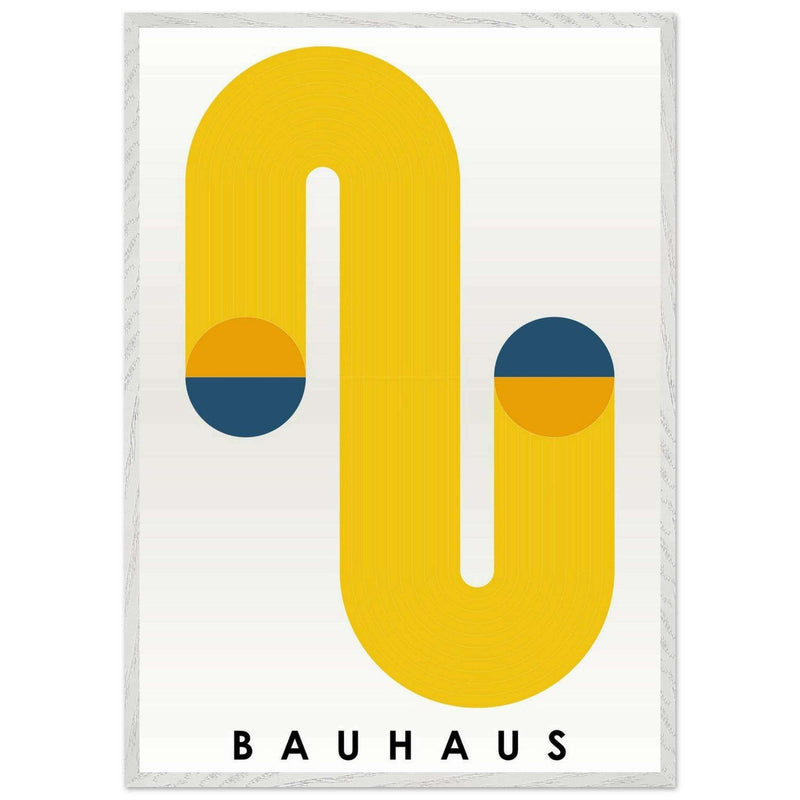 Bauhaus Modern Geometric Movement Style Design Poster Wall Art - Vibrantwalls