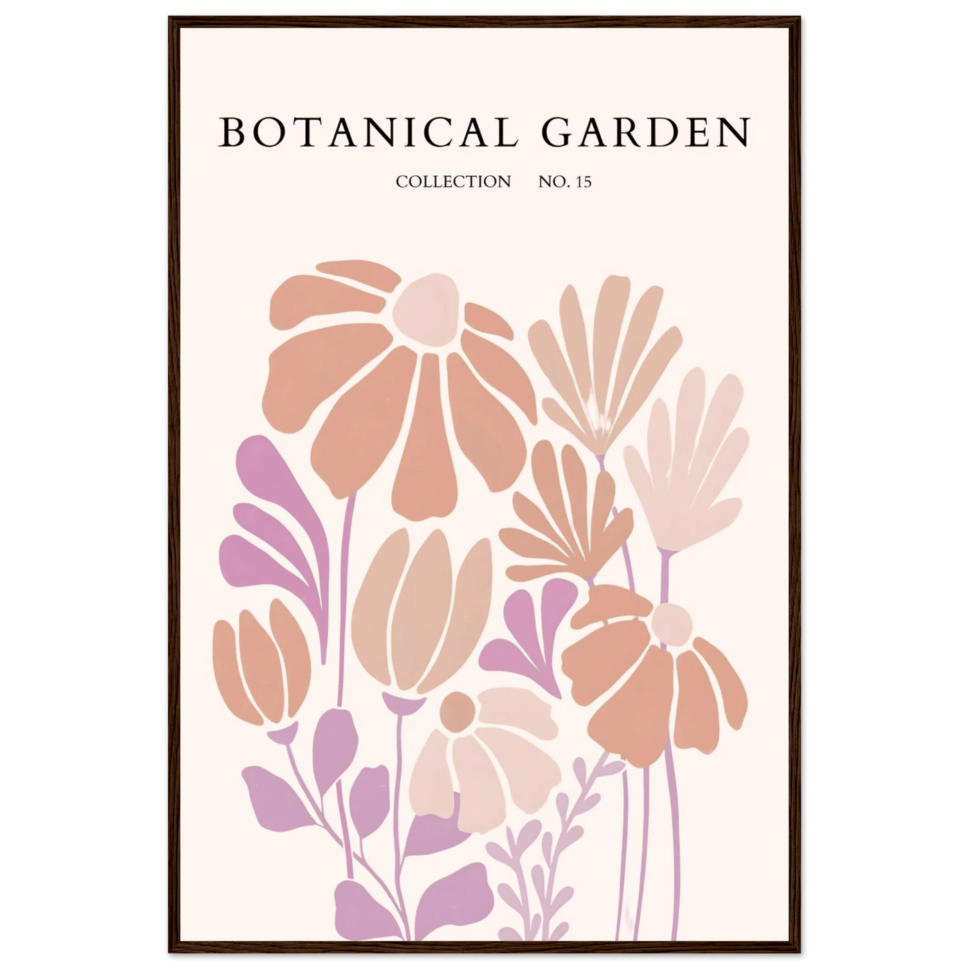 Botanical Garden Collection Framed Posters – Soft Floral Abstract Art Prints | Ready-to-Hang - Vibrantwalls