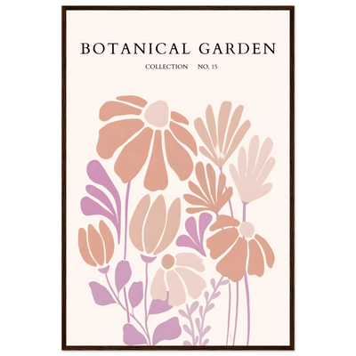 Botanical Garden Collection Framed Posters – Soft Floral Abstract Art Prints | Ready-to-Hang - Vibrantwalls