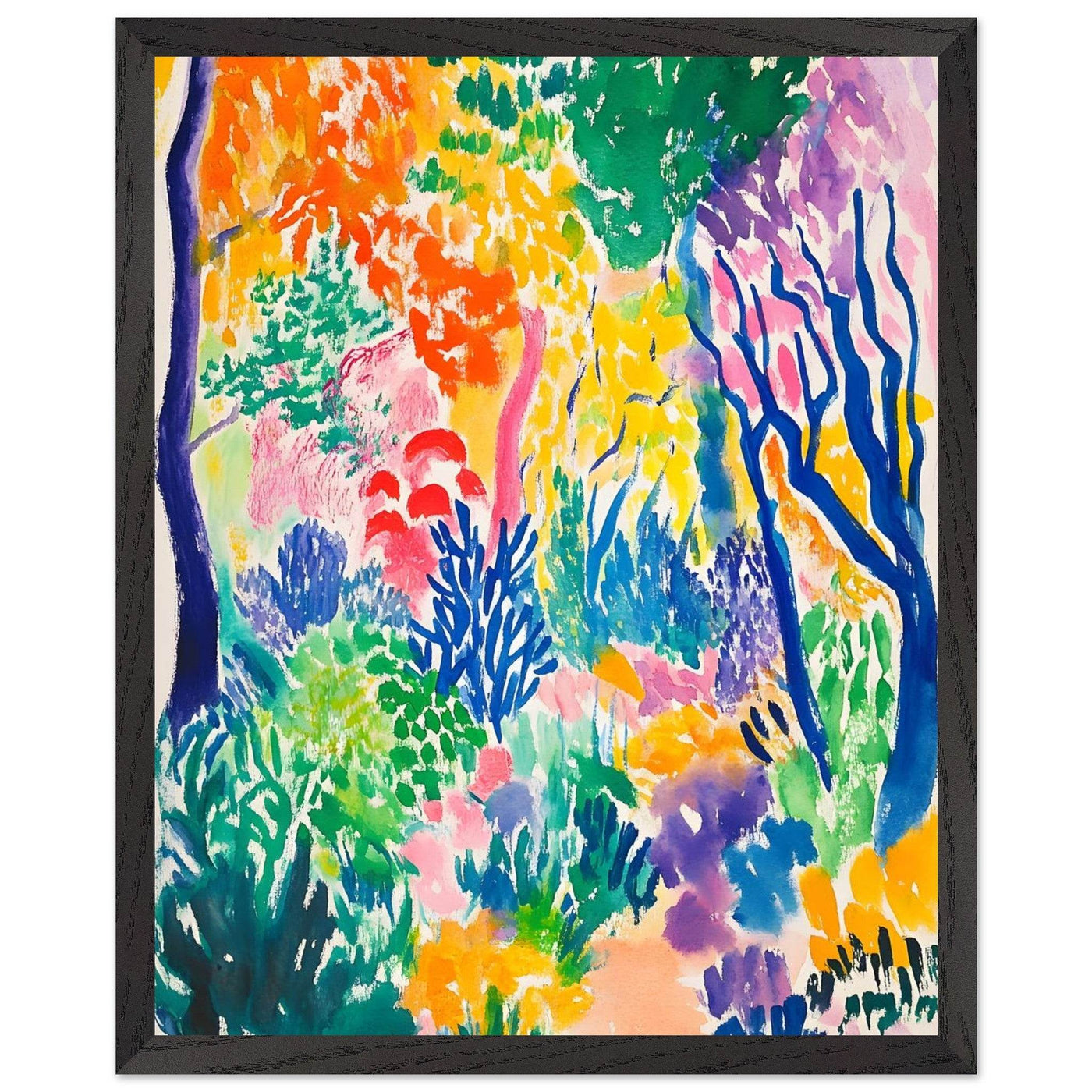 Vibrant Matisse Abstract Garden Joy - Vibrantwalls