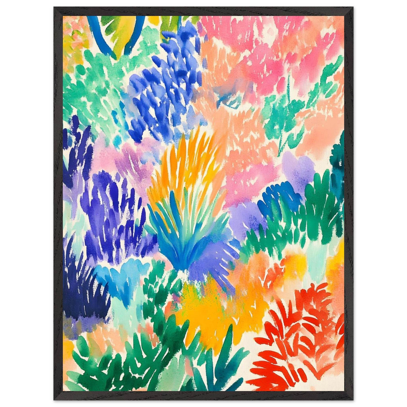 Matisse-Abstract Floral - Vibrantwalls