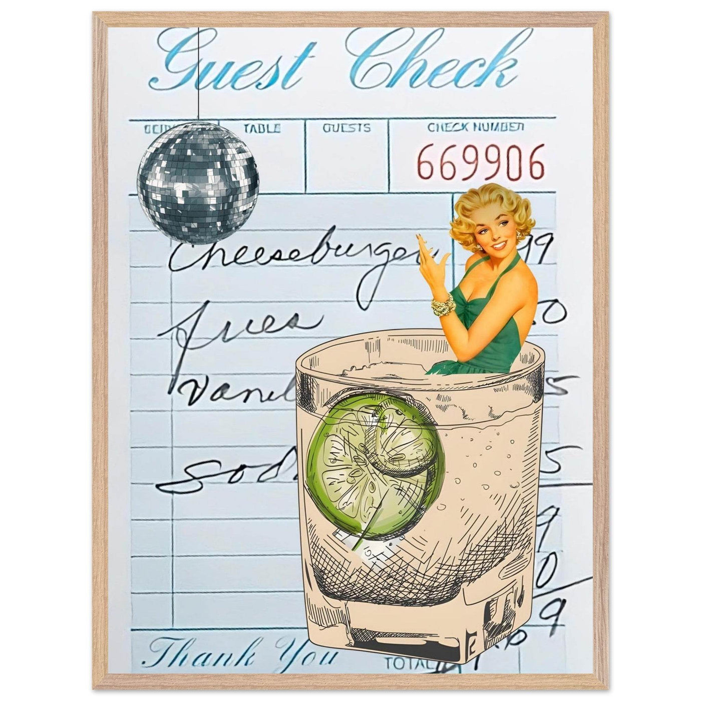 Retro Glam Gin & Tonic Cocktail Recipe - Vibrantwalls