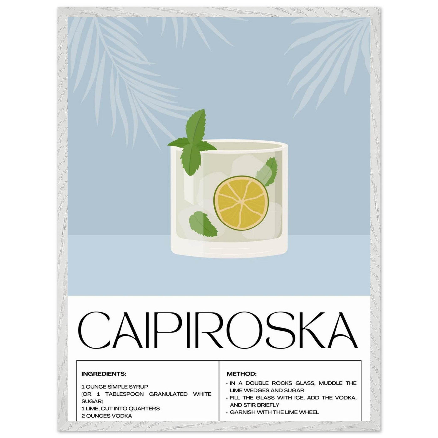 Caipiroska Cocktail Recipe - Vibrantwalls