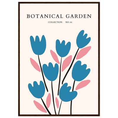 Abstract Botanical Garden Framed Poster – Modern Floral Art Print | Ready-to-Hang in Various Sizes & Frames - Vibrantwalls