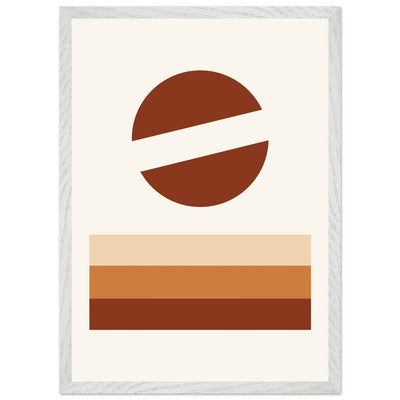 Abstract Desert Landscape Earthy Tones - Vibrantwalls
