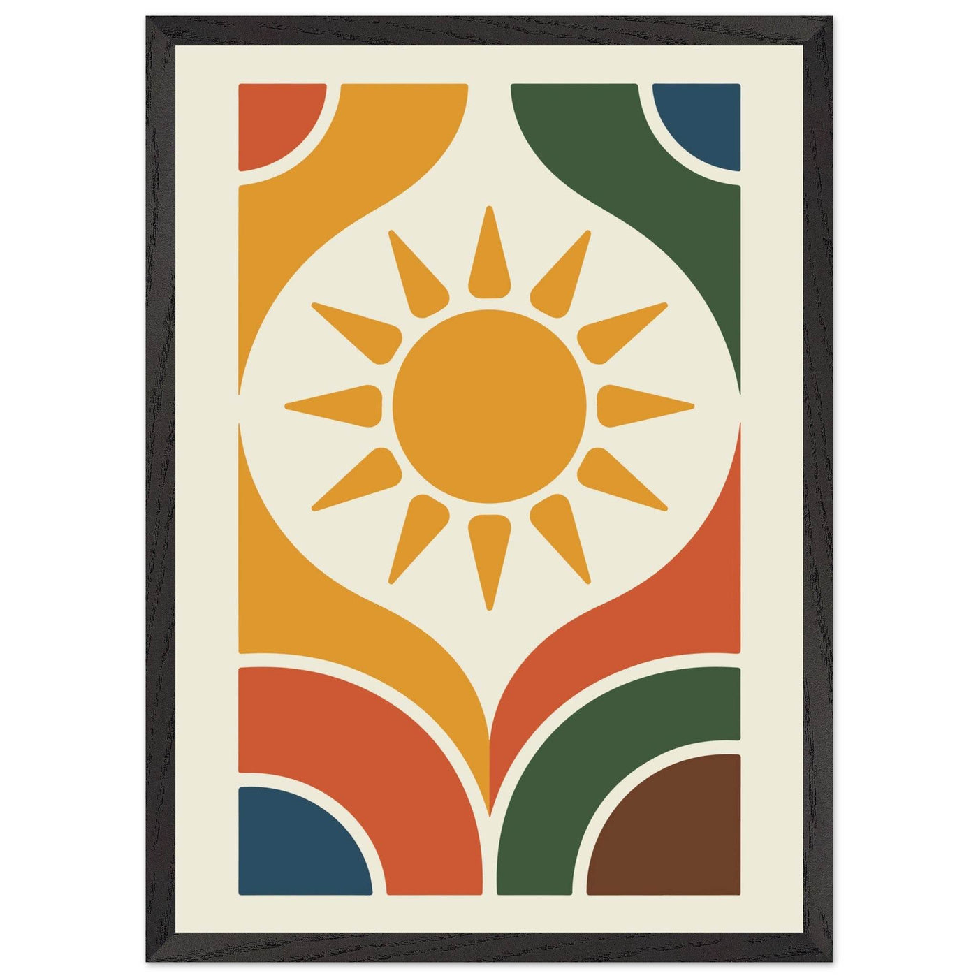 Boho Sun Desert - Vibrantwalls