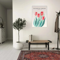 Botanical Tulip Wall Art - Vibrantwalls