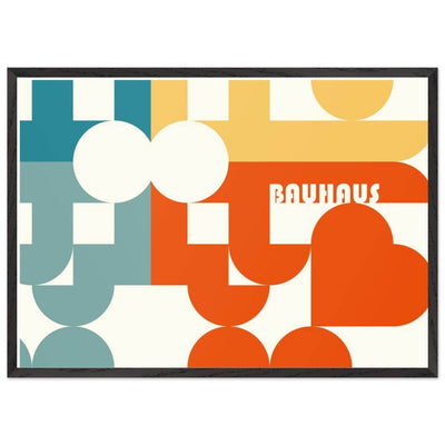 Bauhaus-Style Abstract Geometric Art - Vibrantwalls