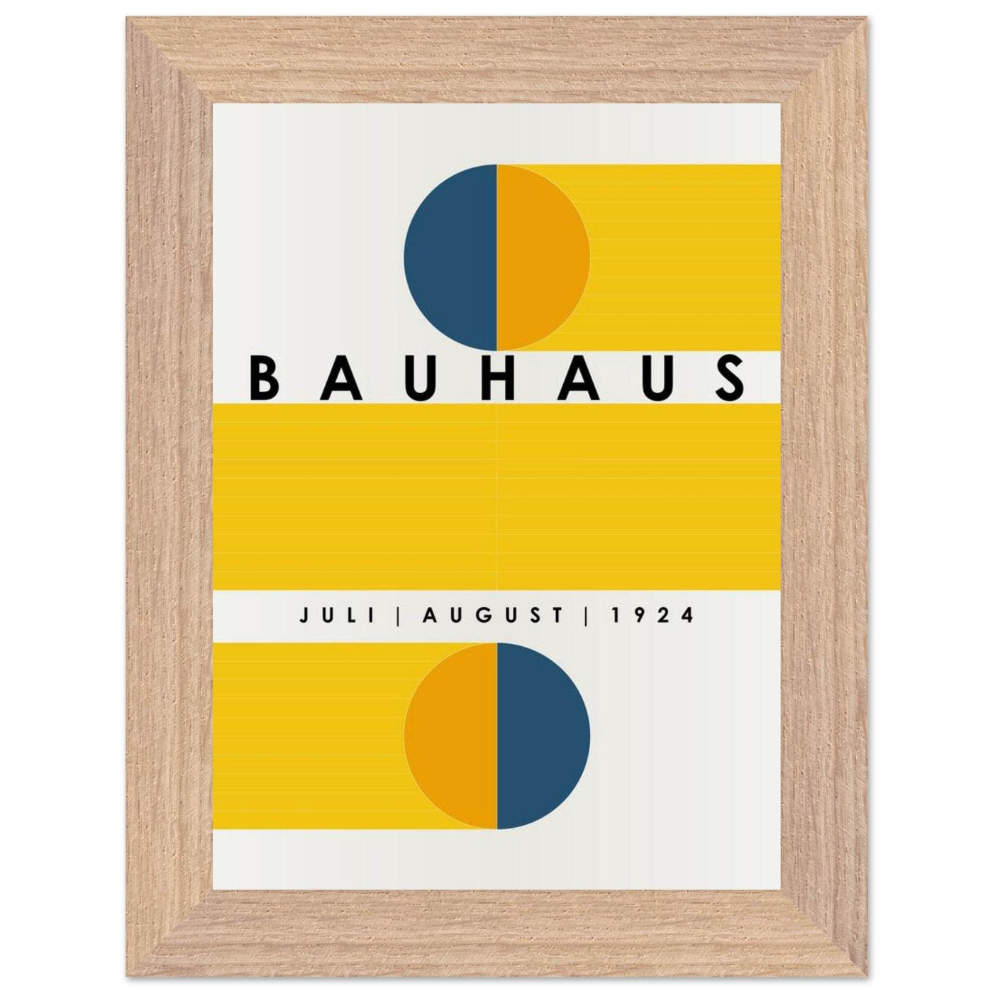 Bauhaus Blue Tunnel Geometric - Vibrantwalls