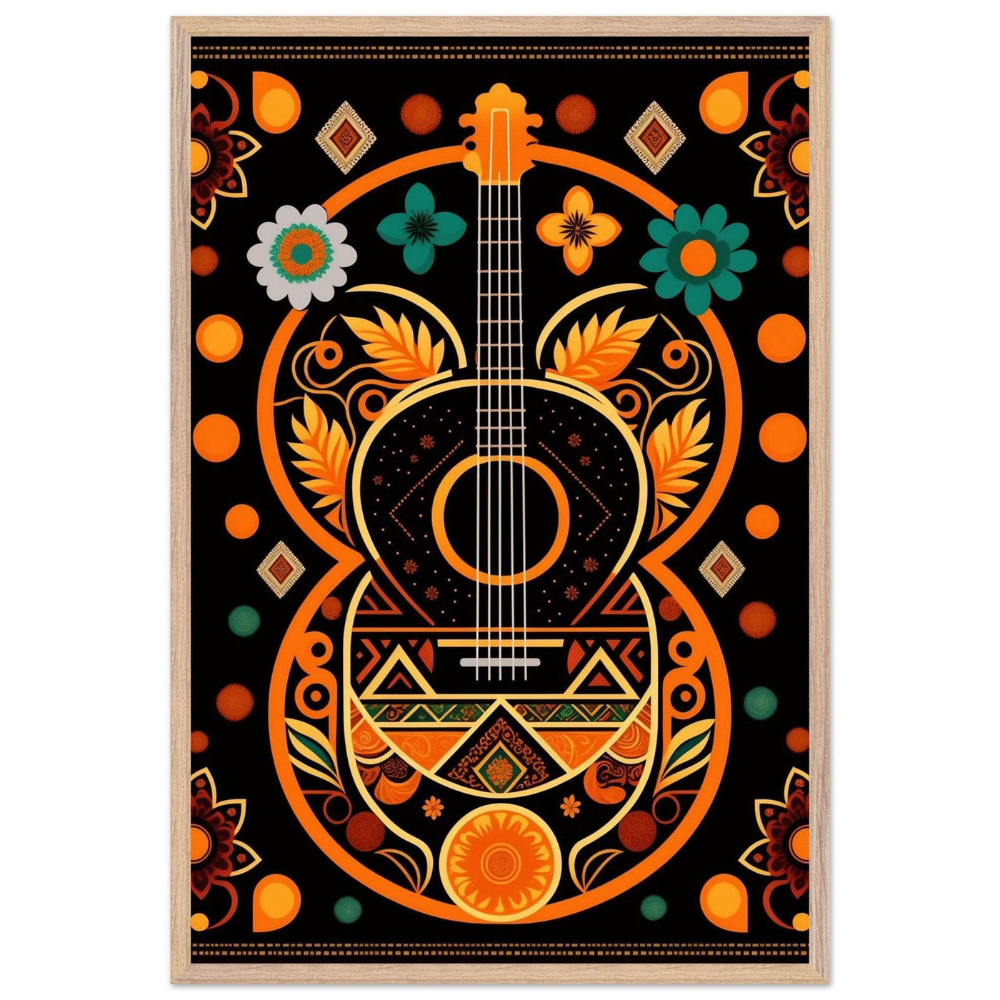 Boho Guitar Dreams - Vibrantwalls