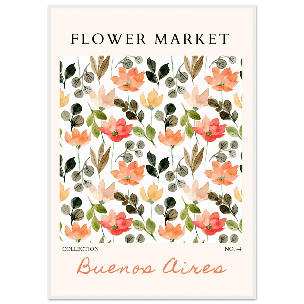 Buenos Aires Flower Wall Art - Vibrantwalls