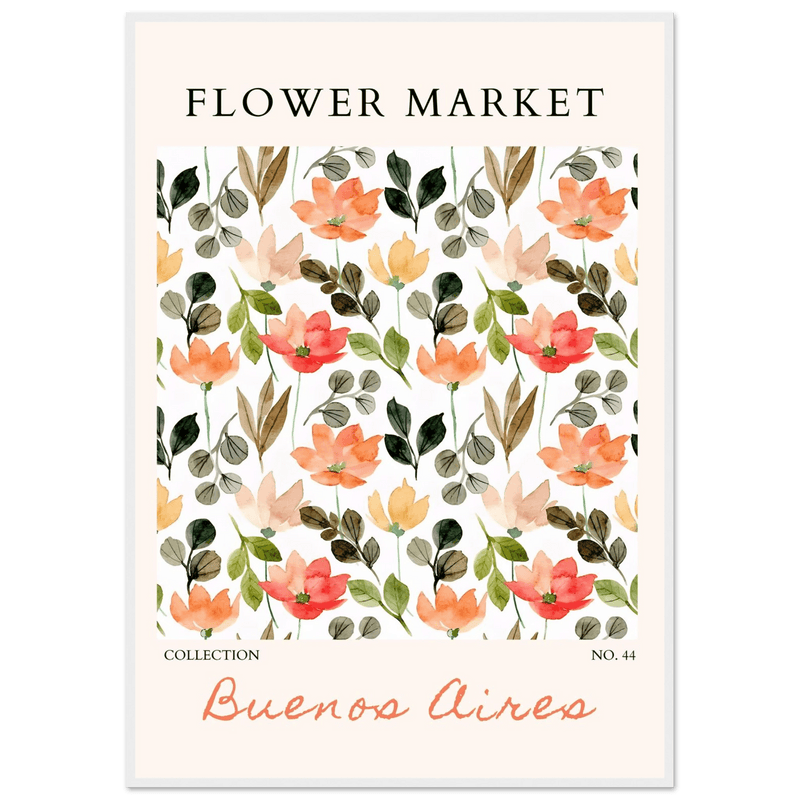 Buenos Aires Flower Wall Art - Vibrantwalls