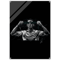 Scribble Art Acrylic Print - Modern Dynamic Glossy Wall Decor in Multiple Sizes - Vibrantwalls