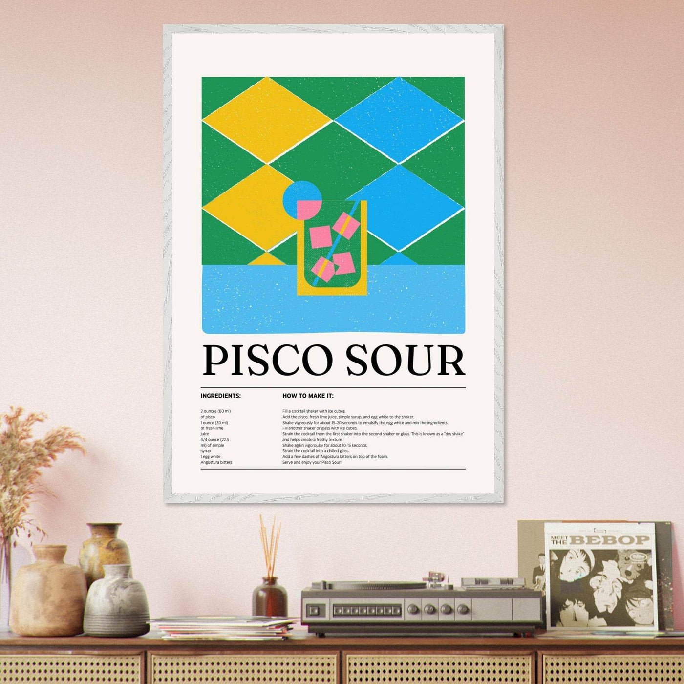 Vibrant Pisco Sour Cocktail Recipe - Vibrantwalls