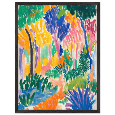Abstract Foliage Art - Modern Wall Decor for Your Home - Vibrantwalls