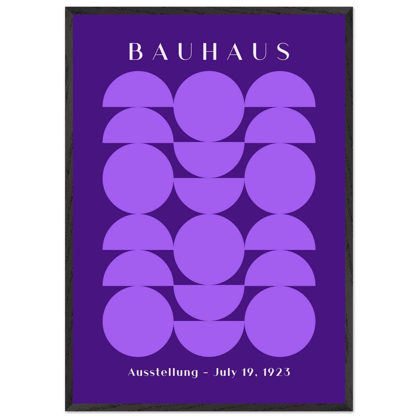 Bauhau 1923 Purple Geometric - Vibrantwalls
