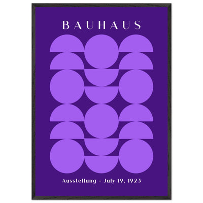 Bauhau 1923 Purple Geometric - Vibrantwalls