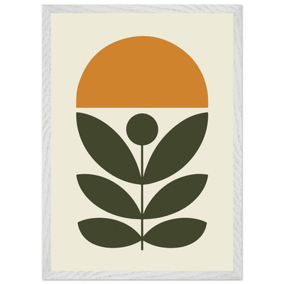 Abstract Botanical Green Plant Modern Art - Vibrantwalls