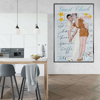 Retro Romance Croquet Outdoor Fun Wall Art - Vibrantwalls