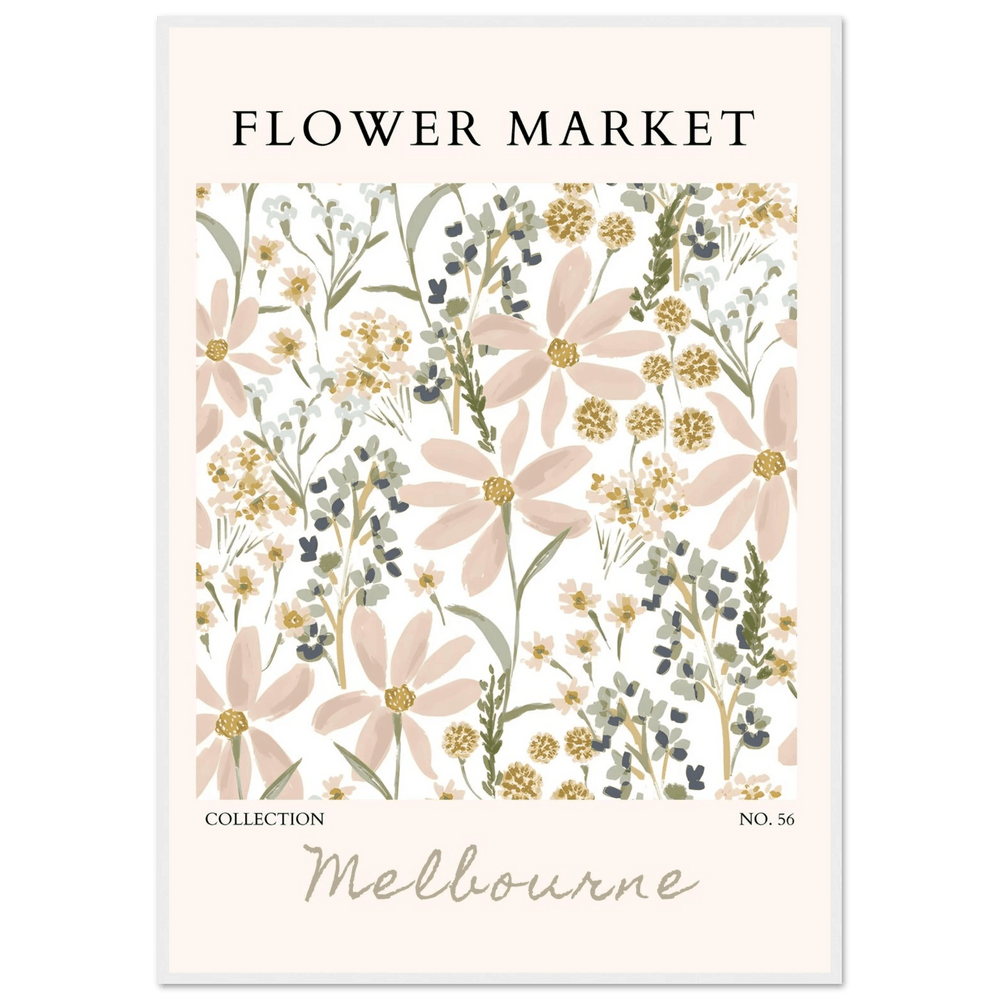Melbourne Flower Market Wall Art - Vibrantwalls