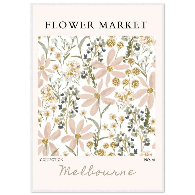 Melbourne Flower Market Wall Art - Vibrantwalls