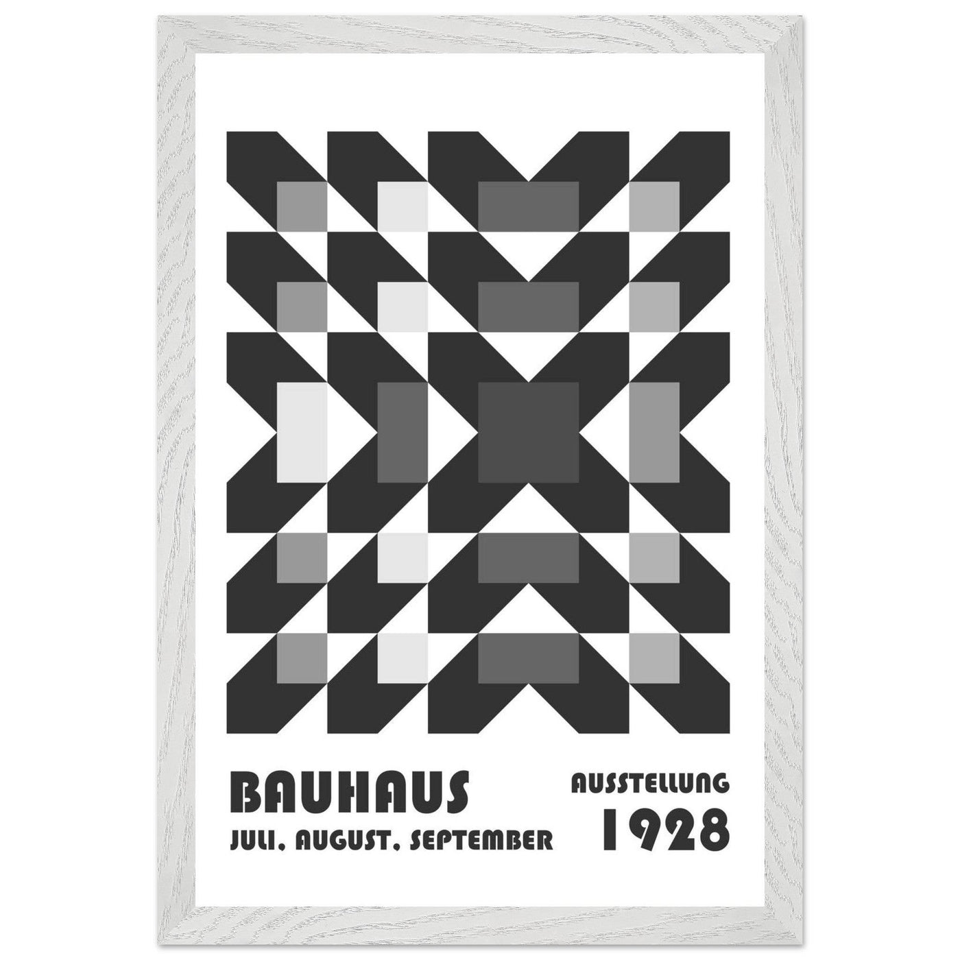 Bauhaus-Style Geometric Grid - Vibrantwalls