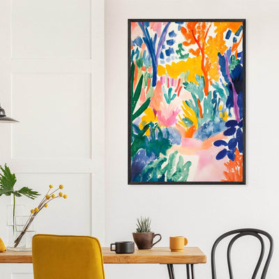 Vibrant Abstract Garden - Vibrantwalls