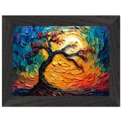 Impasto Tree of Life Poster - Vibrantwalls
