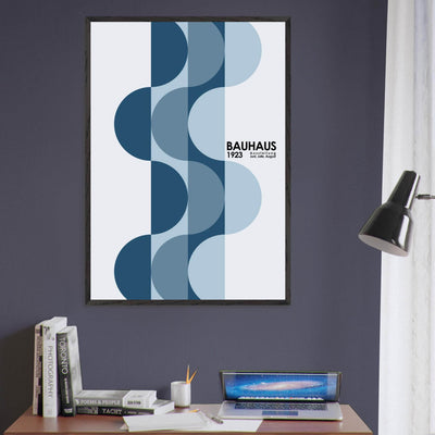 Bauhaus-Style The Blue Design - Vibrantwalls