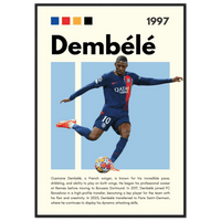Ousmane Dembélé Wall Art - Vibrantwalls