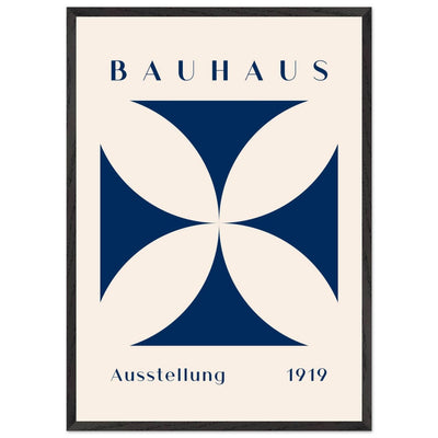 Bauhaus Exhibition 1919 - Navy Cream - Vibrantwalls