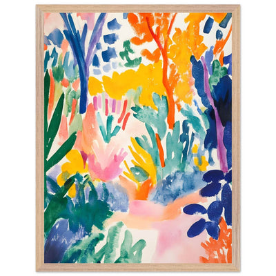 Vibrant Abstract Garden - Vibrantwalls