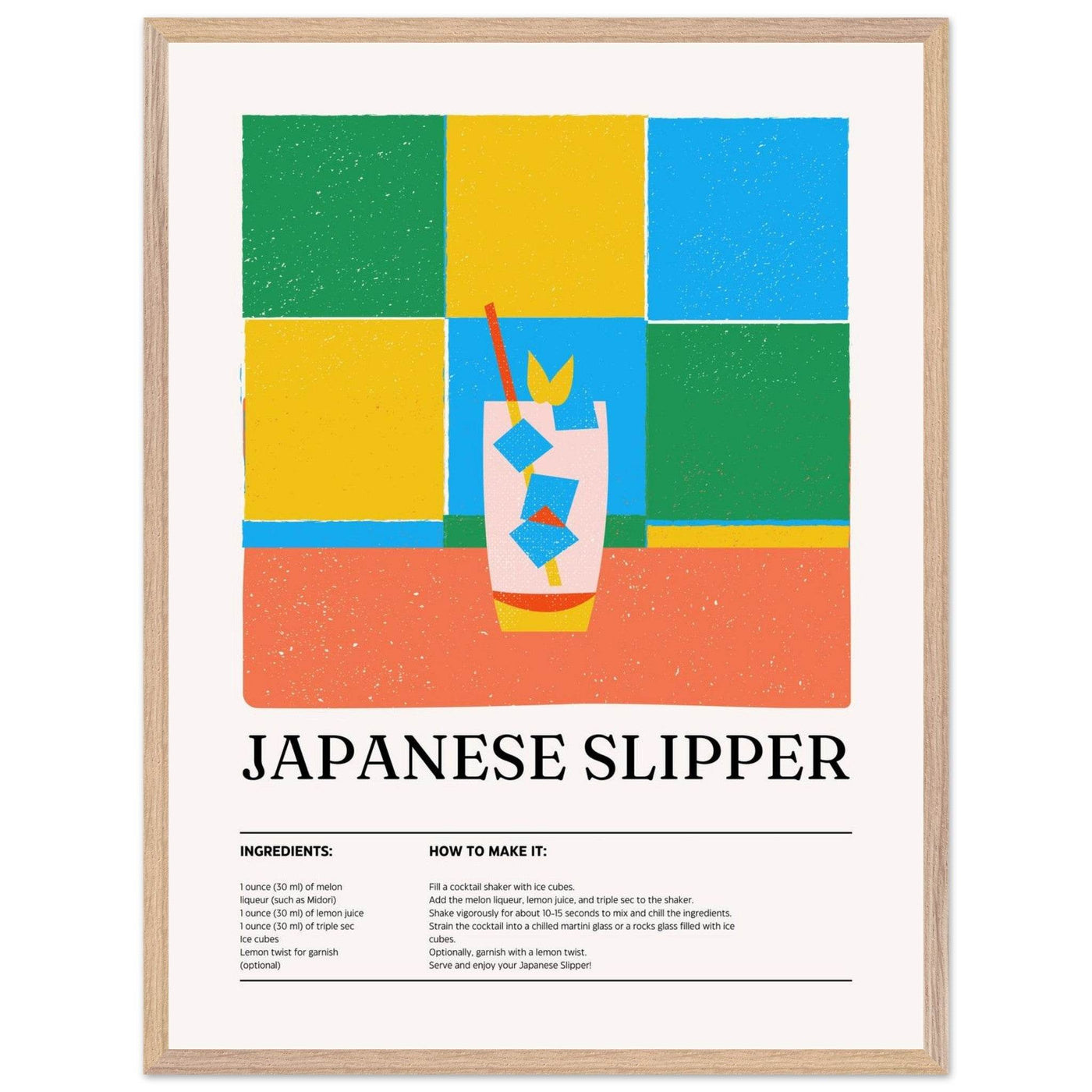 Japanese Slipper Cocktail Recipe - Vibrantwalls