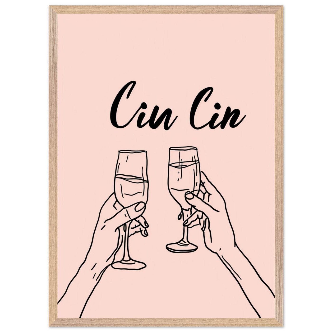 Cin Cin Toast Art Print - Vibrantwalls
