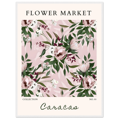 Blush Floral Dream Framed Poster – Elegant Botanical Art Print | Ready-to-Hang in Multiple Sizes & Frame Styles - Vibrantwalls