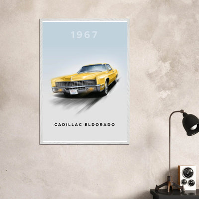 1967 Cadillac Eldorado - Iconic American Luxury Framed Poster | Premium Wall Art, Ready-to-Hang in Your Style - Vibrantwalls