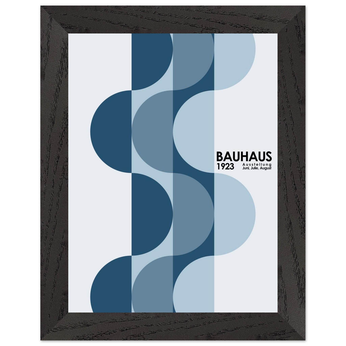 Bauhaus-Style The Blue Design - Vibrantwalls