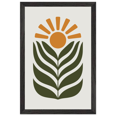 Desert Sun & Plant - Vibrantwalls
