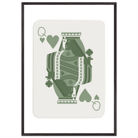 Queen of Spades Custom Playing Cards Framed Poster Wall Art - Vibrantwalls
