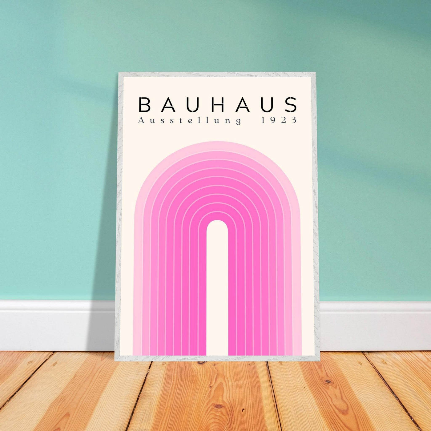 Bauhaus Pink Gradient Arch - Vibrantwalls