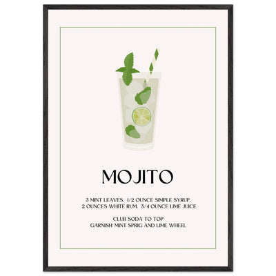Mojito Cocktail Recipe - Vibrantwalls