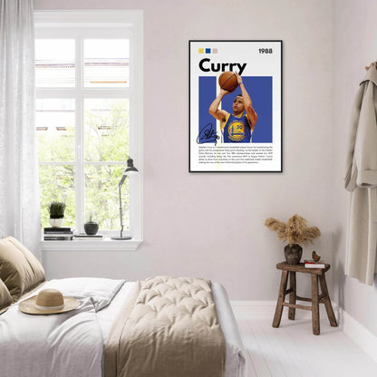 Stephen Curry Golden State Warriors Vintage Art - Vibrantwalls