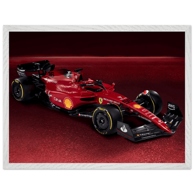 Ferrari Formula 1 Poster – High-Quality Mounted Framed Print - Vibrantwalls