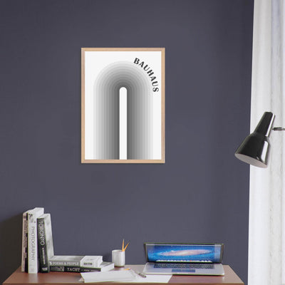 Bauhaus-Style Gradient Arch - Vibrantwalls