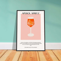 Wall Art Aperol Spritz Bar Poster Framed - Vibrantwalls