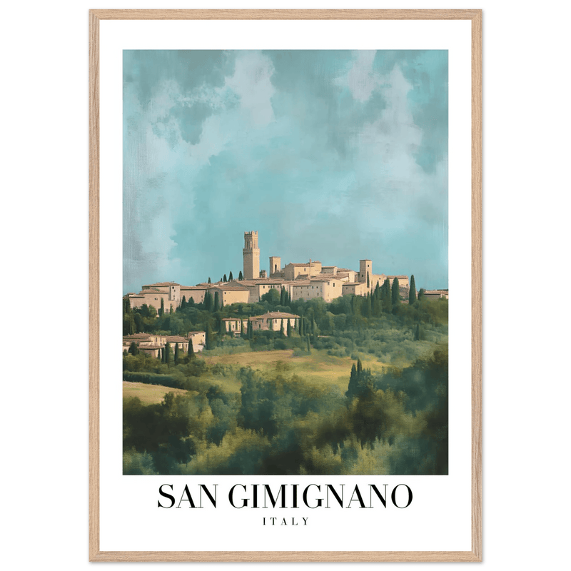 San Gimignano Italy Wall Art - Vibrantwalls
